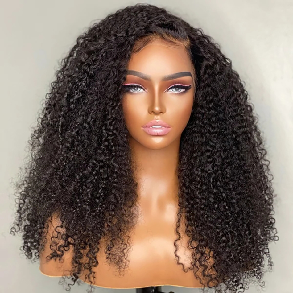 Maxine Afro Kinky Curly Wig 13x4 Lace Front Wig ۷..